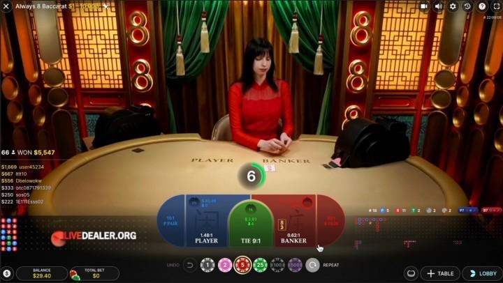 Always 8 Baccarat
