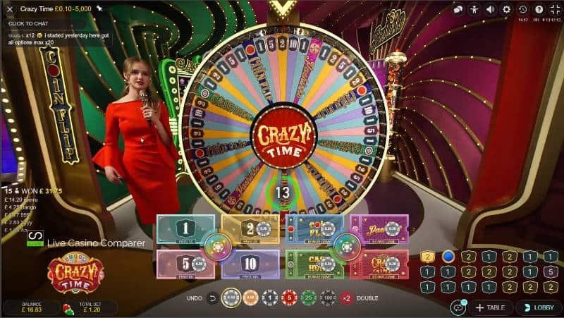 Crazy Time Online Roulette