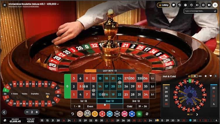 Immersive Roulette Online Roulette