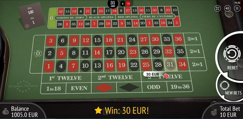 Multiplayer European Roulette